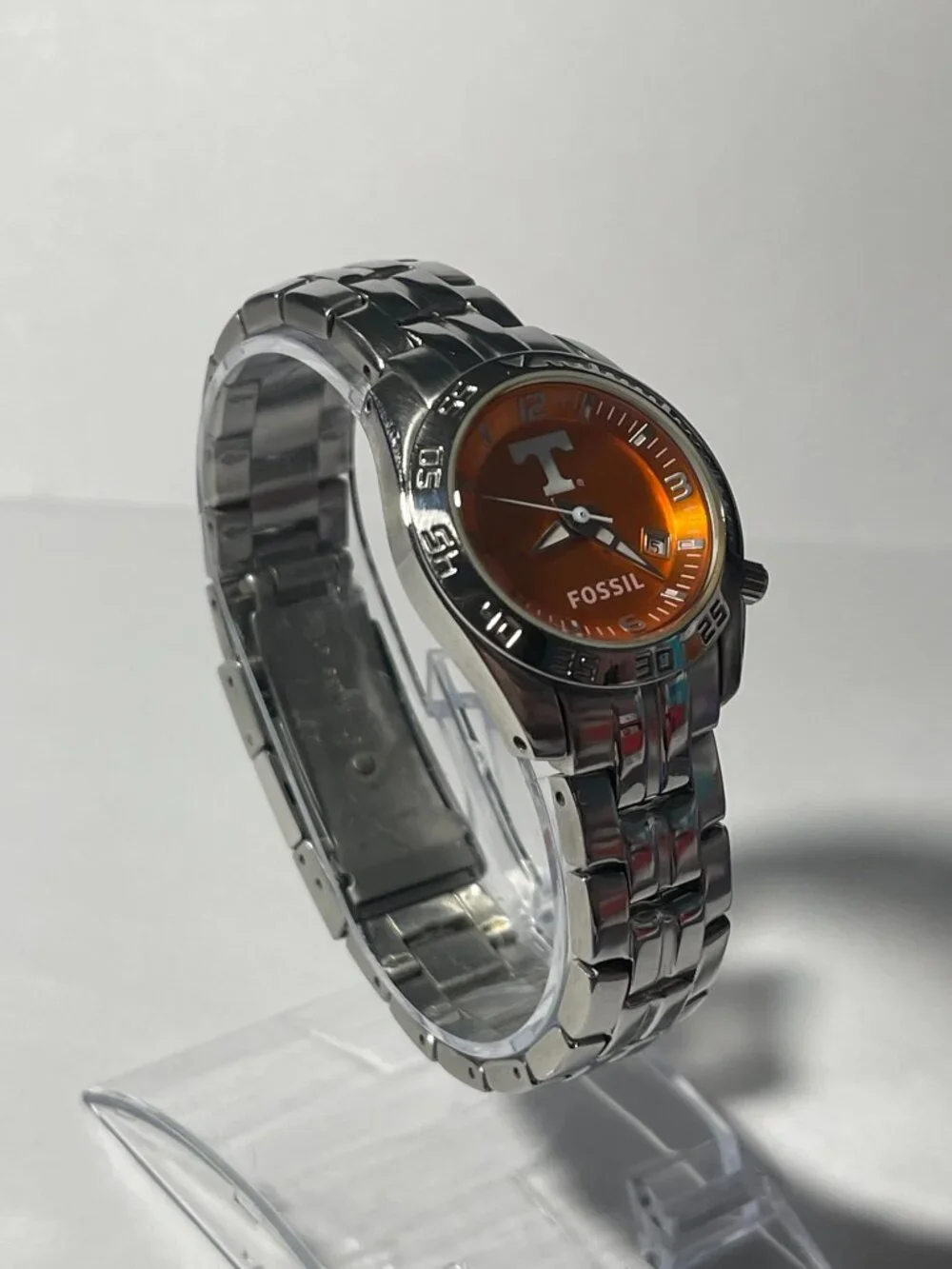 Tennessee Volunteers NCAA Stainless-Steel Women's Watch by Fossil NEW